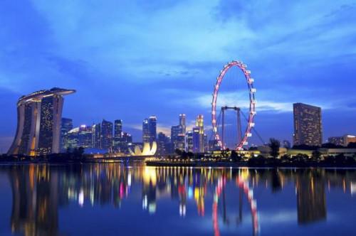 Una lista de empaque Singapur