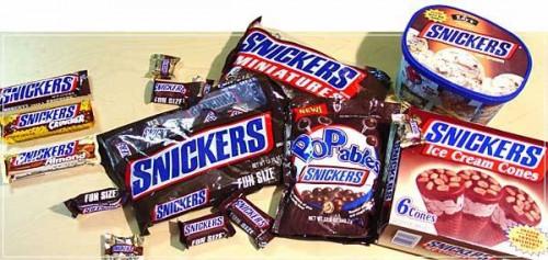 Historia del caramelo Snickers