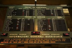 Los trenes de Amsterdam a Italia