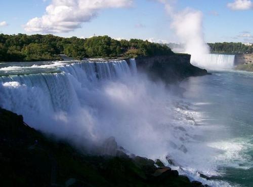 Ver de la vista en Niagara Falls, Nueva York