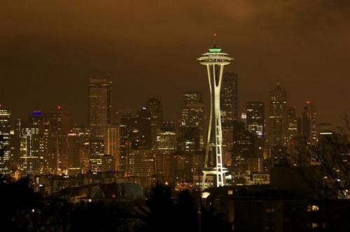 Lugares para ver la pantalla de la aguja del espacio de Seattle de los fuegos artificiales