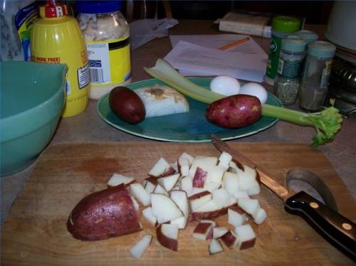 Cómo hacer ensalada de patata pasada de moda